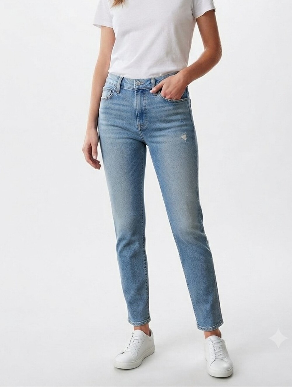 JOIE Mikia Two-tone High-rise Slim Fit Size 27